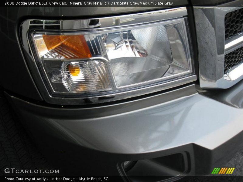 Mineral Gray Metallic / Dark Slate Gray/Medium Slate Gray 2008 Dodge Dakota SLT Crew Cab