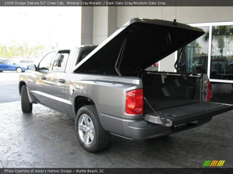 Mineral Gray Metallic / Dark Slate Gray/Medium Slate Gray 2008 Dodge Dakota SLT Crew Cab