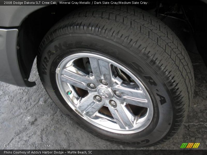 Mineral Gray Metallic / Dark Slate Gray/Medium Slate Gray 2008 Dodge Dakota SLT Crew Cab