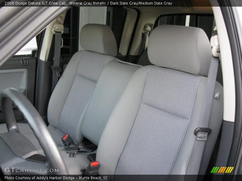 Mineral Gray Metallic / Dark Slate Gray/Medium Slate Gray 2008 Dodge Dakota SLT Crew Cab