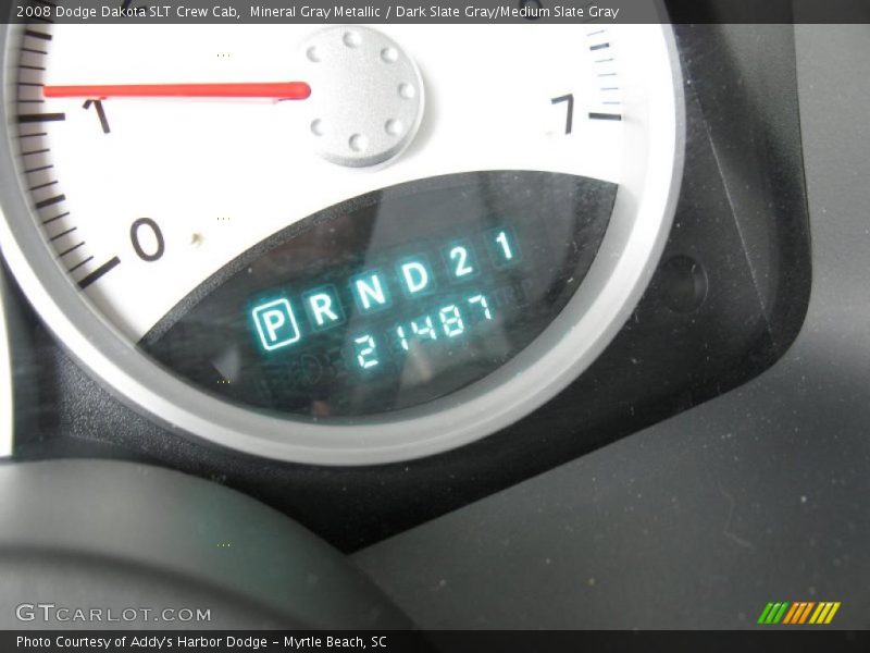 Mineral Gray Metallic / Dark Slate Gray/Medium Slate Gray 2008 Dodge Dakota SLT Crew Cab
