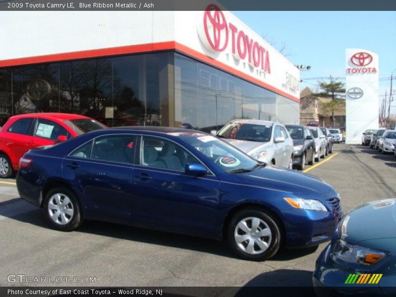 Blue Ribbon Metallic / Ash 2009 Toyota Camry LE