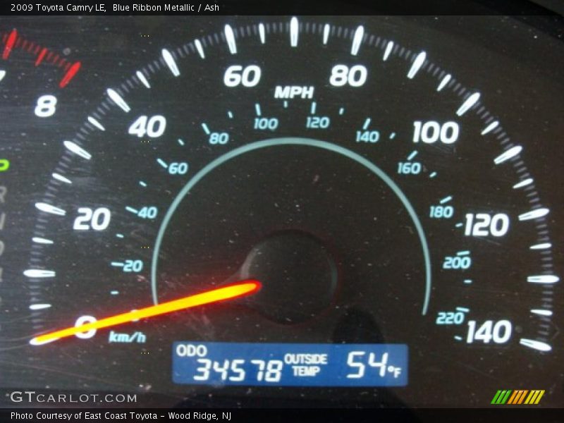 Blue Ribbon Metallic / Ash 2009 Toyota Camry LE
