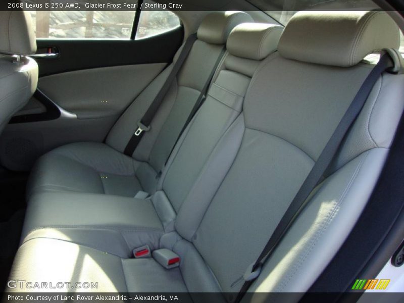 Glacier Frost Pearl / Sterling Gray 2008 Lexus IS 250 AWD