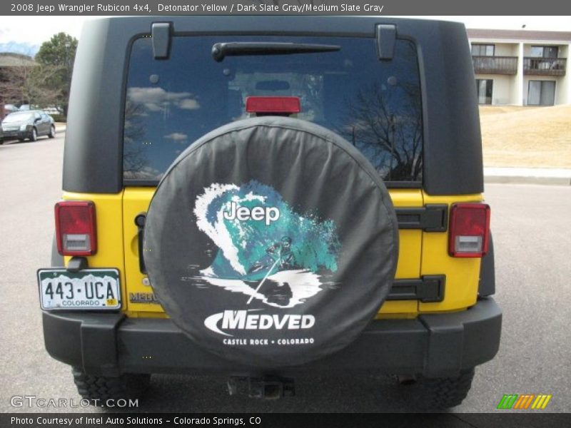 Detonator Yellow / Dark Slate Gray/Medium Slate Gray 2008 Jeep Wrangler Rubicon 4x4