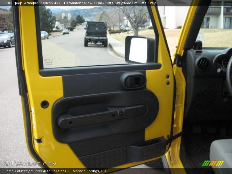 Detonator Yellow / Dark Slate Gray/Medium Slate Gray 2008 Jeep Wrangler Rubicon 4x4