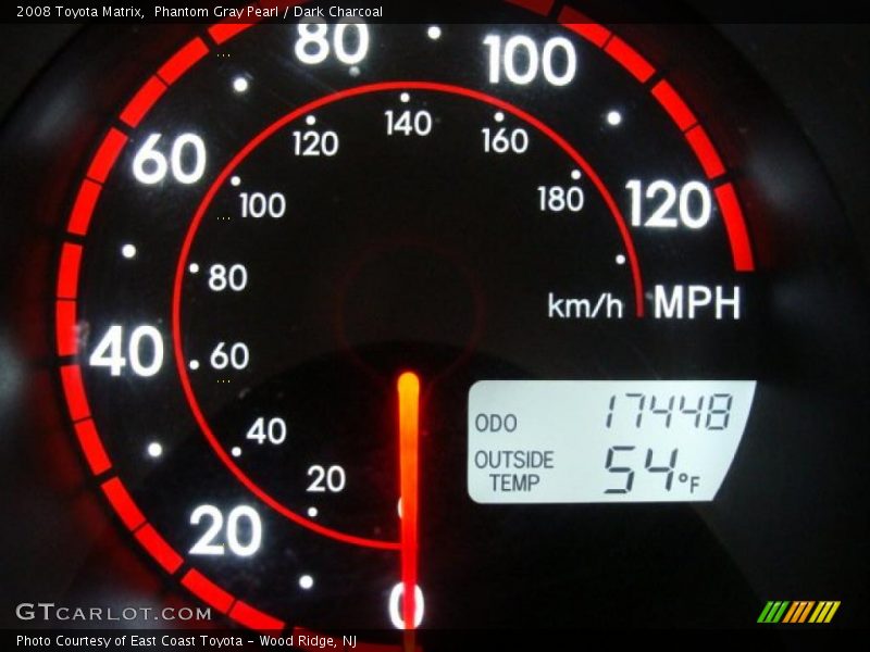Phantom Gray Pearl / Dark Charcoal 2008 Toyota Matrix