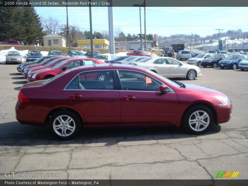 Redondo Red Pearl / Gray 2006 Honda Accord SE Sedan