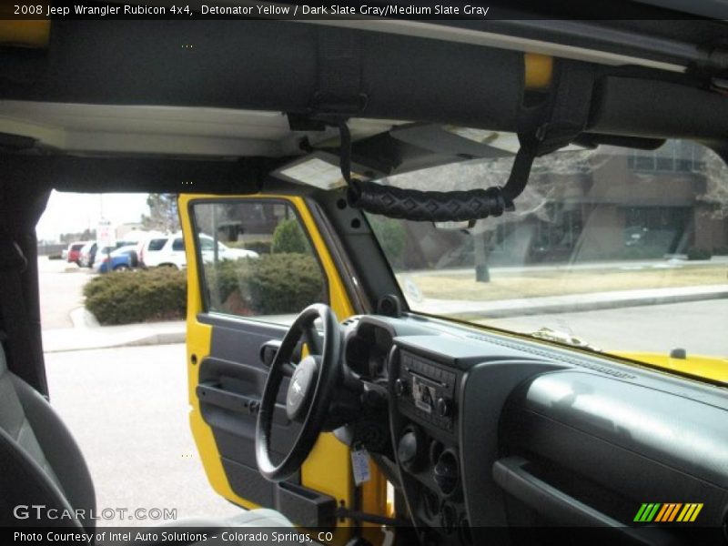 Detonator Yellow / Dark Slate Gray/Medium Slate Gray 2008 Jeep Wrangler Rubicon 4x4