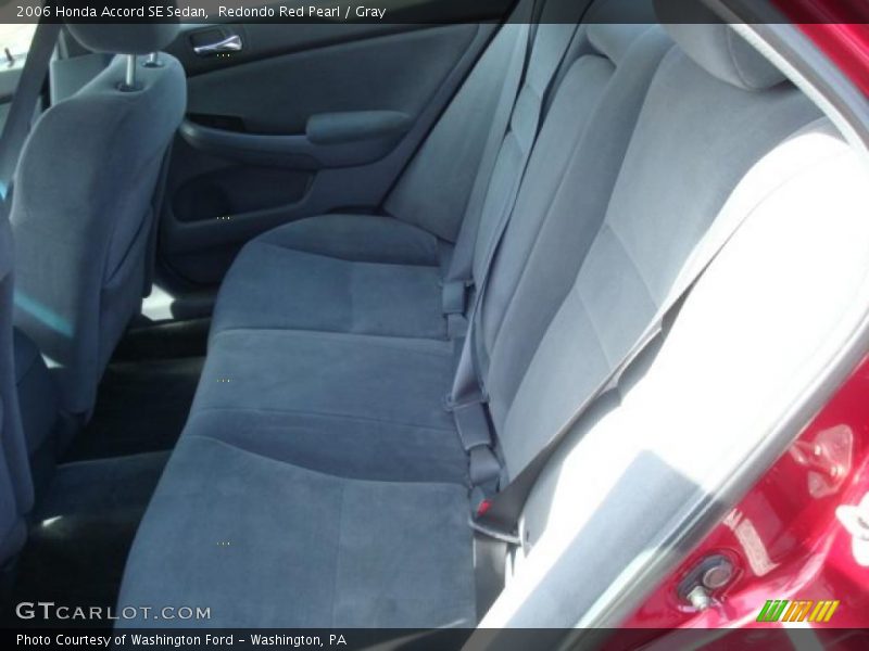 Redondo Red Pearl / Gray 2006 Honda Accord SE Sedan