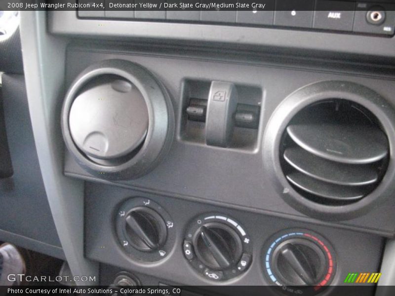 Detonator Yellow / Dark Slate Gray/Medium Slate Gray 2008 Jeep Wrangler Rubicon 4x4