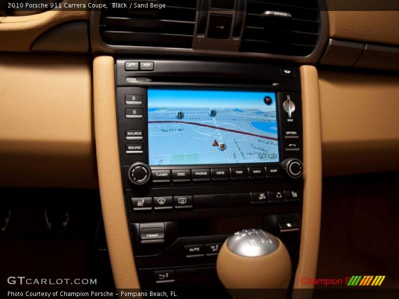 Black / Sand Beige 2010 Porsche 911 Carrera Coupe
