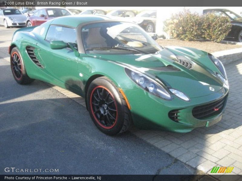 British Racing Green / Biscuit 2008 Lotus Elise