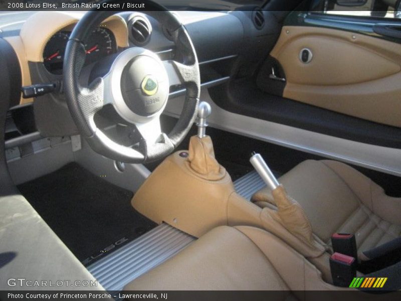 British Racing Green / Biscuit 2008 Lotus Elise