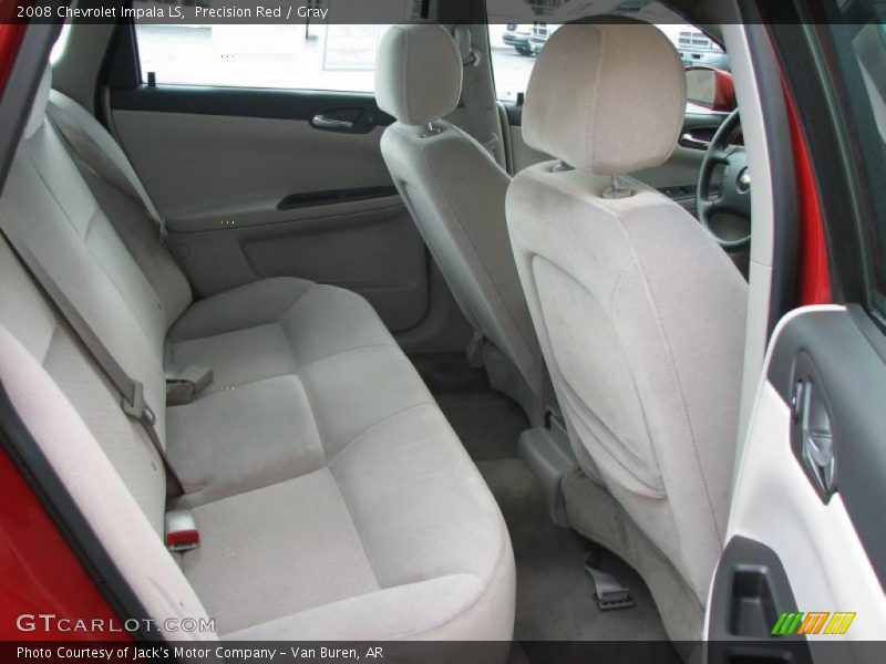Precision Red / Gray 2008 Chevrolet Impala LS