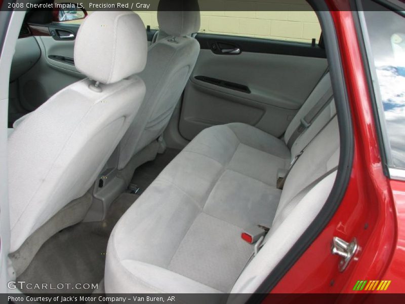 Precision Red / Gray 2008 Chevrolet Impala LS