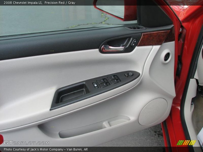 Precision Red / Gray 2008 Chevrolet Impala LS