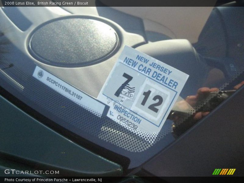 British Racing Green / Biscuit 2008 Lotus Elise