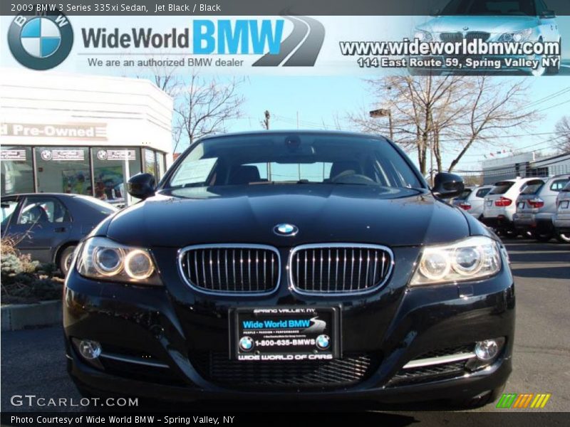 Jet Black / Black 2009 BMW 3 Series 335xi Sedan