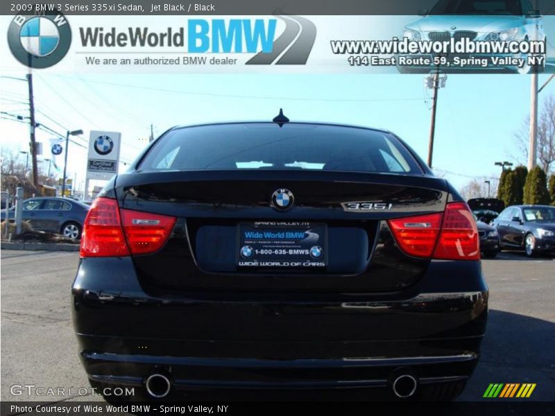 Jet Black / Black 2009 BMW 3 Series 335xi Sedan