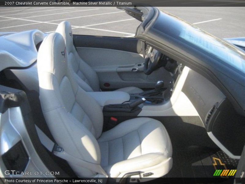  2007 Corvette Convertible Titanium Interior