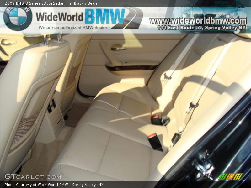 Jet Black / Beige 2009 BMW 3 Series 335xi Sedan