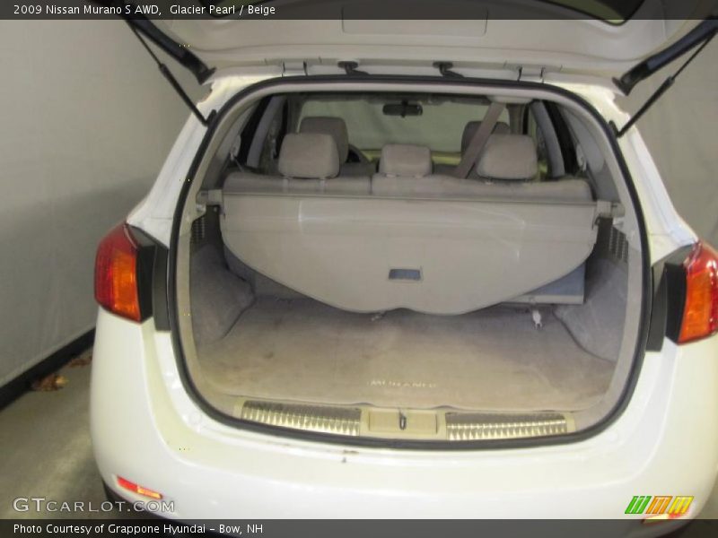 Glacier Pearl / Beige 2009 Nissan Murano S AWD