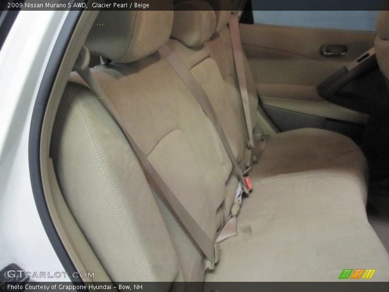 Glacier Pearl / Beige 2009 Nissan Murano S AWD