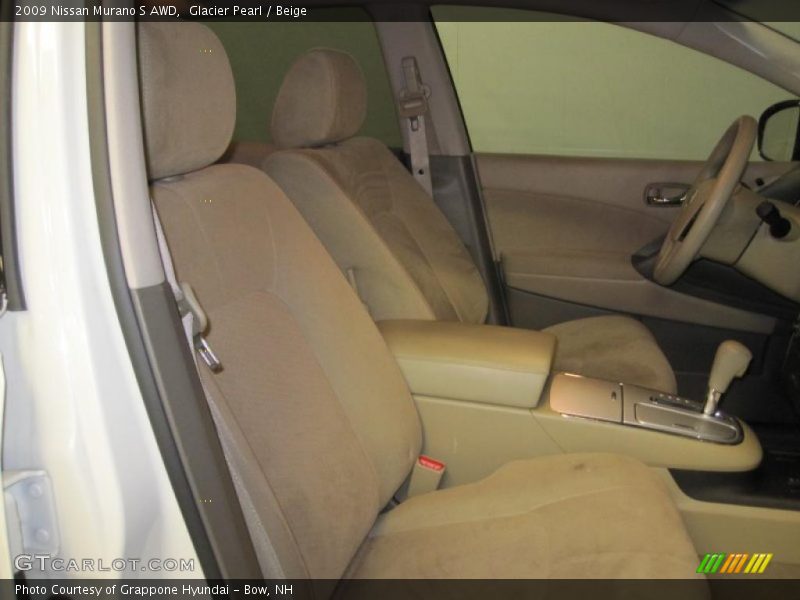 Glacier Pearl / Beige 2009 Nissan Murano S AWD