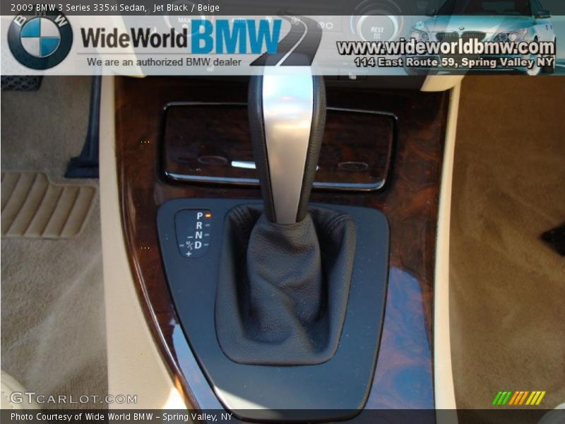 Jet Black / Beige 2009 BMW 3 Series 335xi Sedan