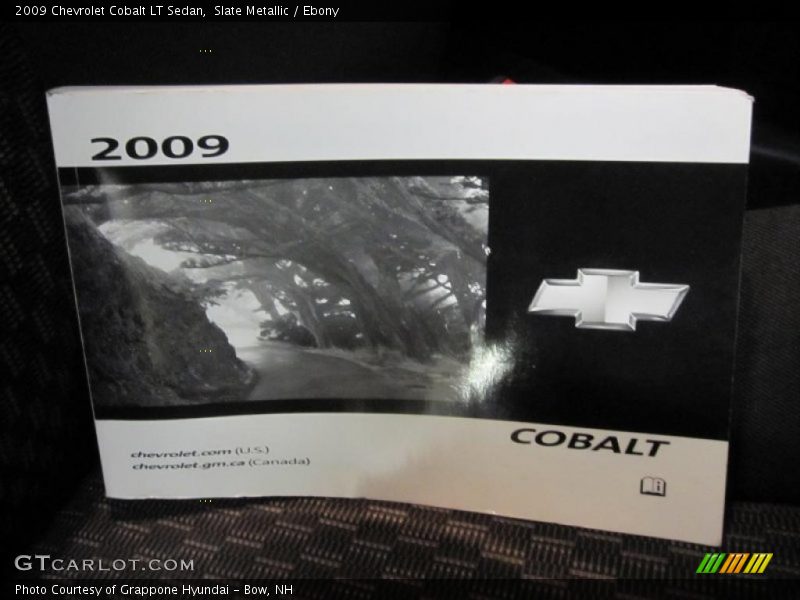 Slate Metallic / Ebony 2009 Chevrolet Cobalt LT Sedan