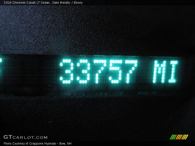 Slate Metallic / Ebony 2009 Chevrolet Cobalt LT Sedan