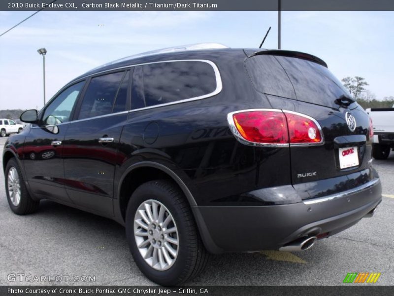 Carbon Black Metallic / Titanium/Dark Titanium 2010 Buick Enclave CXL