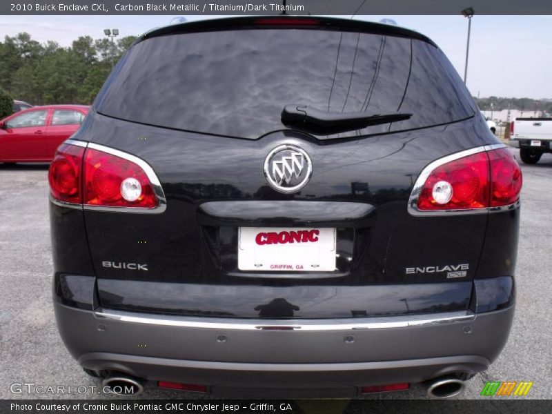 Carbon Black Metallic / Titanium/Dark Titanium 2010 Buick Enclave CXL