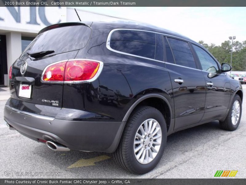 Carbon Black Metallic / Titanium/Dark Titanium 2010 Buick Enclave CXL