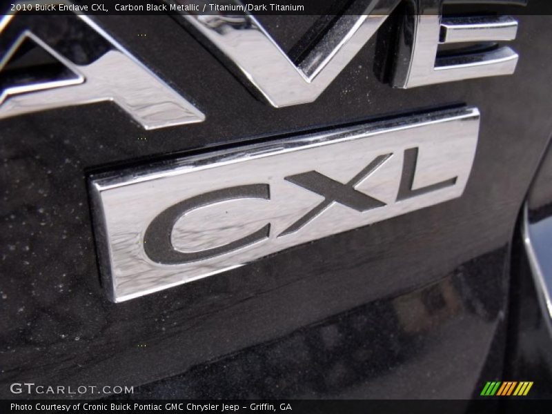 Carbon Black Metallic / Titanium/Dark Titanium 2010 Buick Enclave CXL
