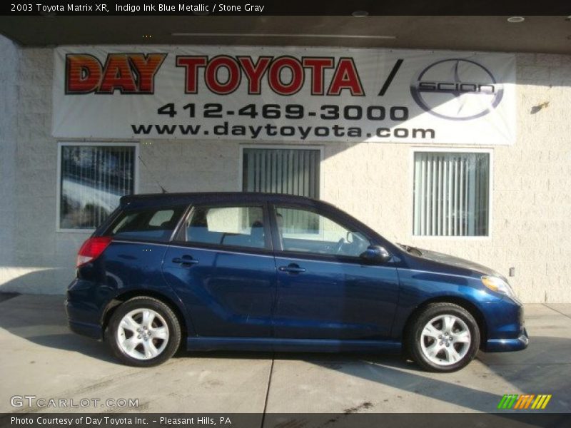 Indigo Ink Blue Metallic / Stone Gray 2003 Toyota Matrix XR