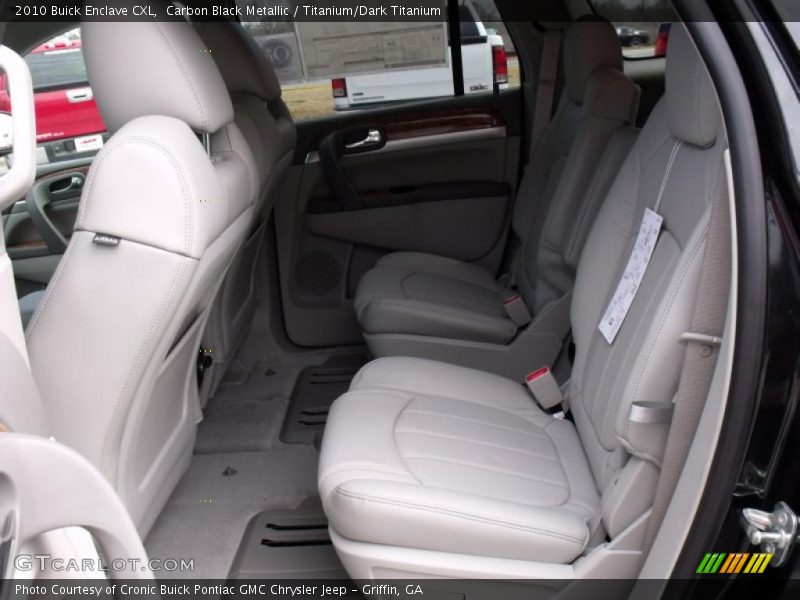 Carbon Black Metallic / Titanium/Dark Titanium 2010 Buick Enclave CXL