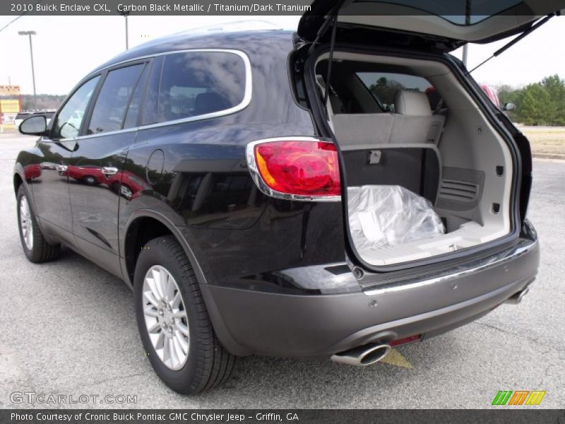 Carbon Black Metallic / Titanium/Dark Titanium 2010 Buick Enclave CXL