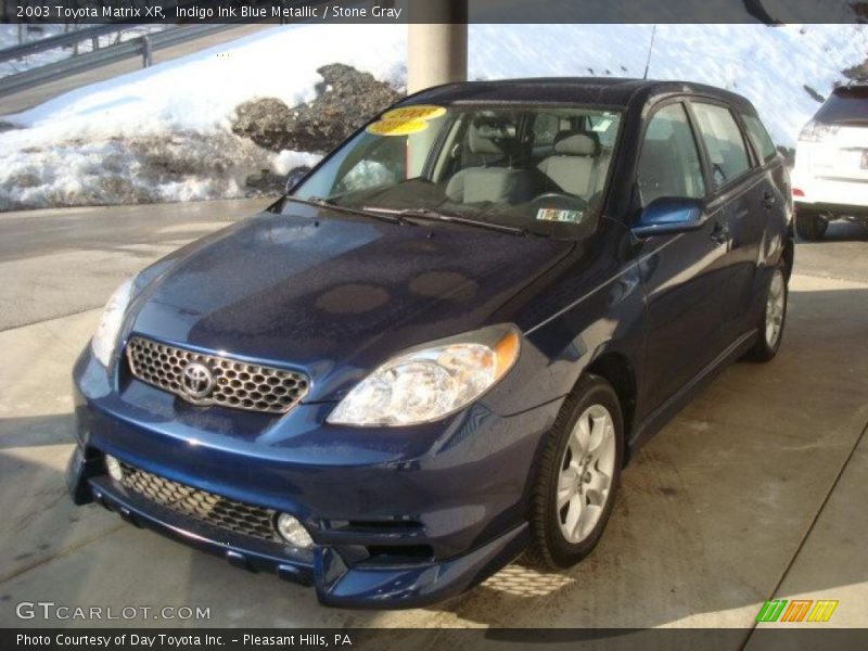 Indigo Ink Blue Metallic / Stone Gray 2003 Toyota Matrix XR