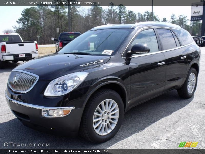Carbon Black Metallic / Cashmere/Cocoa 2010 Buick Enclave CX