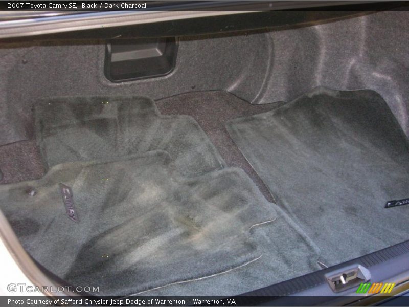 Black / Dark Charcoal 2007 Toyota Camry SE