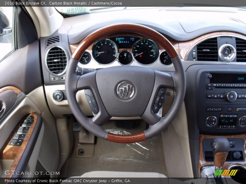 Carbon Black Metallic / Cashmere/Cocoa 2010 Buick Enclave CX