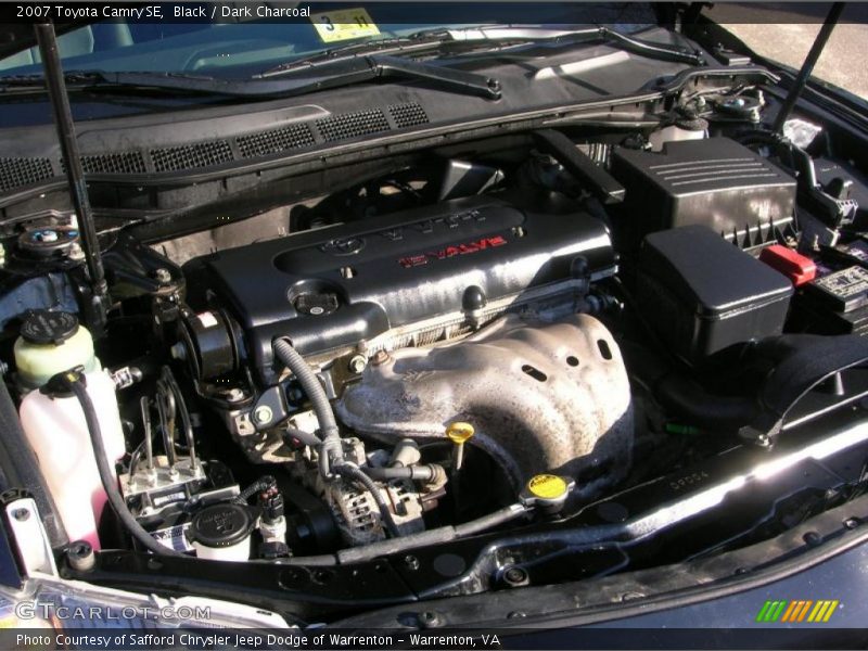 Black / Dark Charcoal 2007 Toyota Camry SE