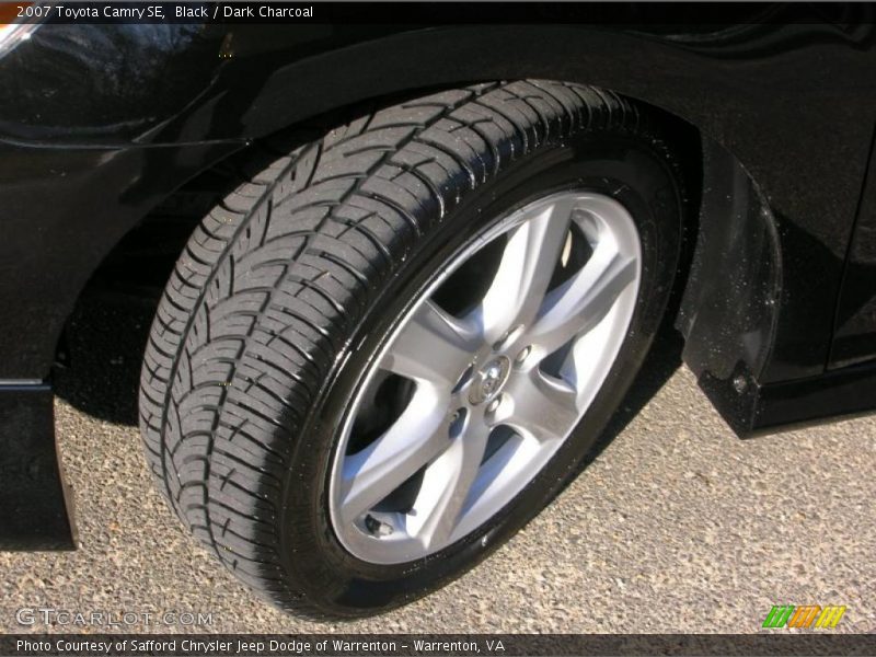 Black / Dark Charcoal 2007 Toyota Camry SE