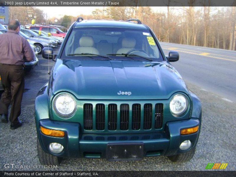 Timberline Green Metallic / Taupe 2003 Jeep Liberty Limited 4x4