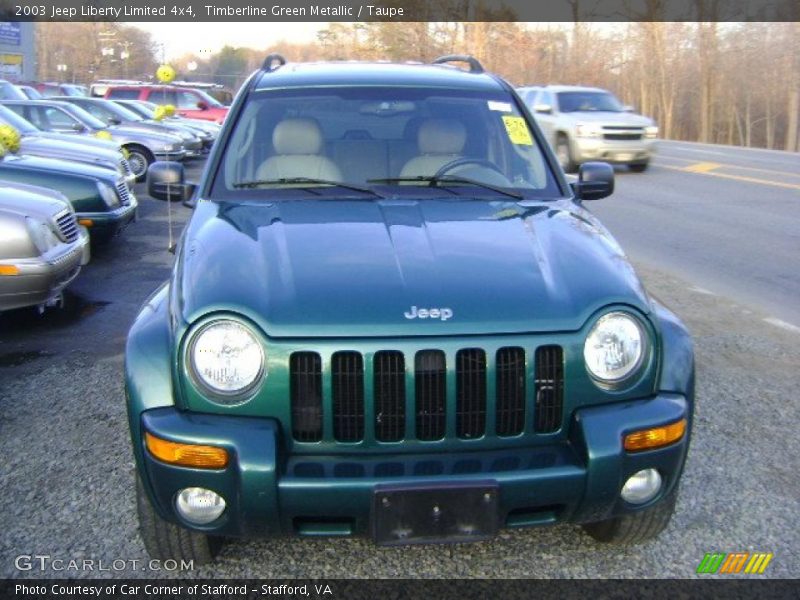 Timberline Green Metallic / Taupe 2003 Jeep Liberty Limited 4x4