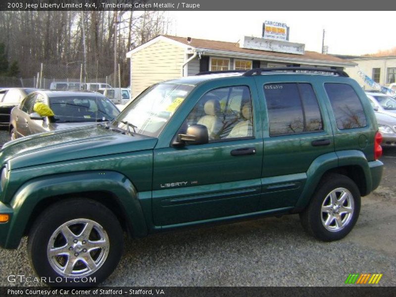 Timberline Green Metallic / Taupe 2003 Jeep Liberty Limited 4x4
