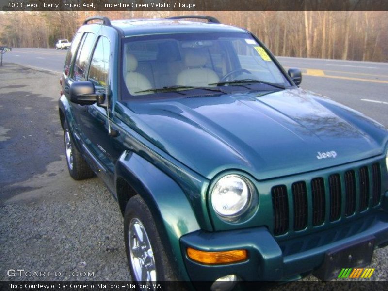 Timberline Green Metallic / Taupe 2003 Jeep Liberty Limited 4x4