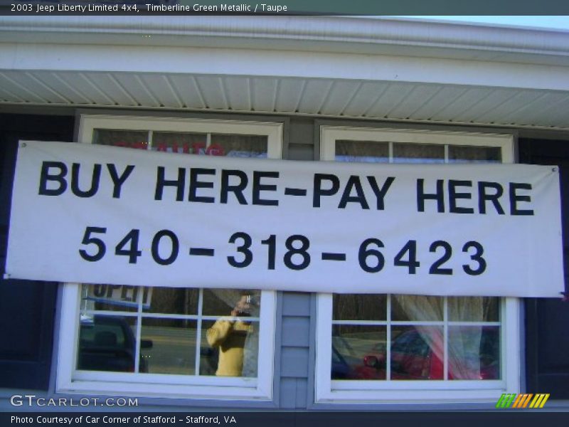 Timberline Green Metallic / Taupe 2003 Jeep Liberty Limited 4x4